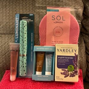 Beauty and Skincare Set with Travel Toothbrush